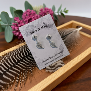 NEW Mocs N More Earrings - Sun Feather
