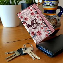 Load image into Gallery viewer, New Zippered Card Wallet - Hummingbird