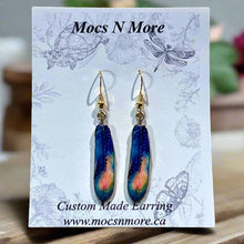 Load image into Gallery viewer, NEW Mocs N More Earrings -Tribal Feathers Northern Sky