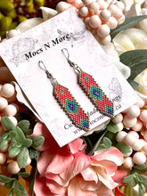 Load image into Gallery viewer, Mocs N More Hand Beaded Earrings - Morning Dew