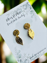 Load image into Gallery viewer, Mocs N More Earrings - Gold Leaf Earrings