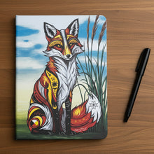 Load image into Gallery viewer, Colorful abstract design of a fox on a textured surface