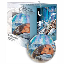 Load image into Gallery viewer, New Indigenous Glass Ornaments - Bear Mountain