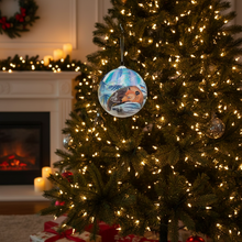 Load image into Gallery viewer, New Indigenous Glass Ornaments - Bear Mountain