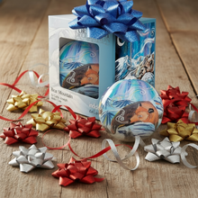 Load image into Gallery viewer, New Indigenous Glass Ornaments - Bear Mountain