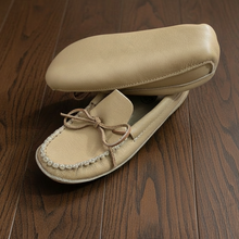Load image into Gallery viewer, Huron Handcrafted Moose Hide Moccasins - Men's Triple Sole