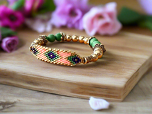 Load image into Gallery viewer, Mocs N More Beaded Bracelets - Beaded Turquoise