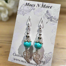 Load image into Gallery viewer, NEW Mocs N More - Turquoise and Silver