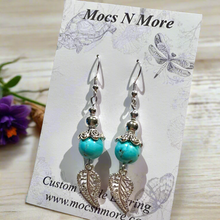 Load image into Gallery viewer, NEW Mocs N More - Turquoise and Silver