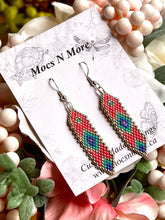 Load image into Gallery viewer, Mocs N More Hand Beaded Earrings - Morning Dew