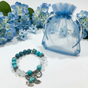 Mocs N More Totem Bracelets - Turquoise Thunderbird
