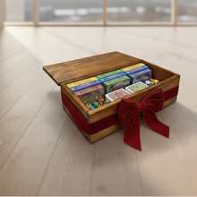 Load image into Gallery viewer, Mocs N More Art Boxes - Men&#39;s Trinket Box Dark Stain