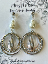 Load image into Gallery viewer, Mocs N More Fancy Feather Earrings