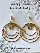 Load image into Gallery viewer, Mocs N More Earrings - Butterfly Dangles