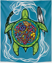 Load image into Gallery viewer, New Fleece Blanket - Prayers for Turtle Island