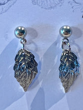 Load image into Gallery viewer, Mocs N More Earrings -Silver Leaf Earrings