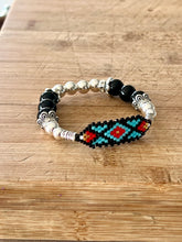 Load image into Gallery viewer, Mocs N More Hand Beaded Bracelets - Black Onyx