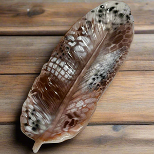 Feather Tray - Spotted Feather