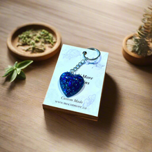 Load image into Gallery viewer, Mocs N More - Sparkling Heart Keychain &amp; Tassel