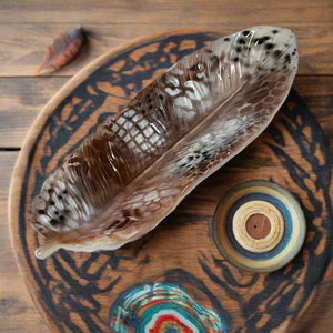 Feather Tray - Spotted Feather