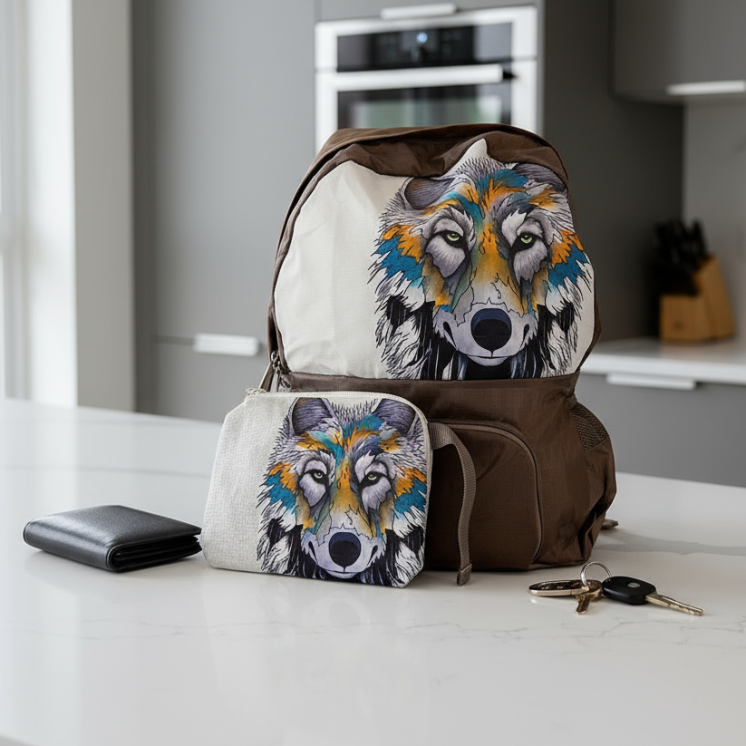 Foldable Indigenous Designed Backpacks - Alpha