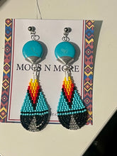 Load image into Gallery viewer, Mocs N More Earrings - A Little Bit of Turquoise