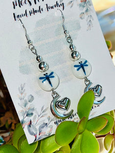 Mocs N More Earrings -Dragonfly