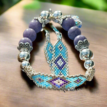 Load image into Gallery viewer, Beaded Earrings &amp; Bracelet Sets - Sweet Dreams