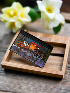 New Zippered Card Wallet - All My Relatives