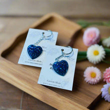 Load image into Gallery viewer, Mocs N More - Sparkling Heart Keychain &amp; Tassel