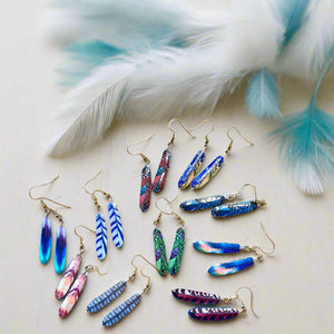 NEW Mocs N More Earrings -Tribal Feathers Spirit Guide