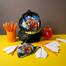 Load image into Gallery viewer, Foldable Indigenous Designed Backpacks - Spirit Bear