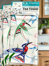 Load image into Gallery viewer, Tea Towels- Garden of Hummingbird