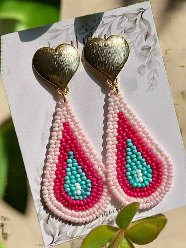 Mocs N More Earrings - Pink Passion