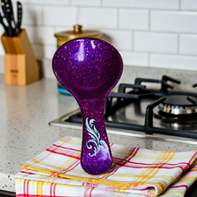 Load image into Gallery viewer, Fancy Feather Spoon Rest in Violet