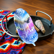 Load image into Gallery viewer, Feather Tray - Shadow of the Eagle