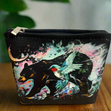 Load image into Gallery viewer, New Canvas Coin Purse - Hummingbear