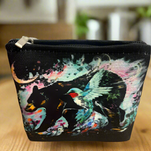 Load image into Gallery viewer, New Canvas Coin Purse - Hummingbear