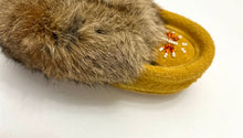 Load image into Gallery viewer, Kid&#39;s Fur Trimmed Moccasin Lined - Indian Tan ON SALE