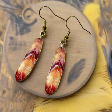 Load image into Gallery viewer, NEW Mocs N More Earrings -Tribal Feathers Joyful Heart