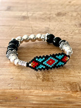 Load image into Gallery viewer, Mocs N More Hand Beaded Bracelets - Black Onyx