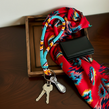 Load image into Gallery viewer, New Beaded Wrist Lanyard - Teal