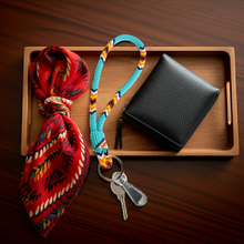 Load image into Gallery viewer, New Beaded Wrist Lanyard - Teal