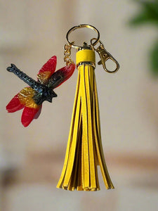 Mocs N More - Red Dragonfly Keychain