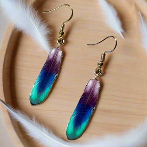 NEW Mocs N More Earrings -Tribal Feathers Spirit Guide