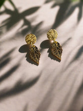 Load image into Gallery viewer, Mocs N More Earrings - Gold Leaf Earrings