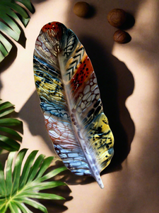 Feather Tray - Tribal Feather