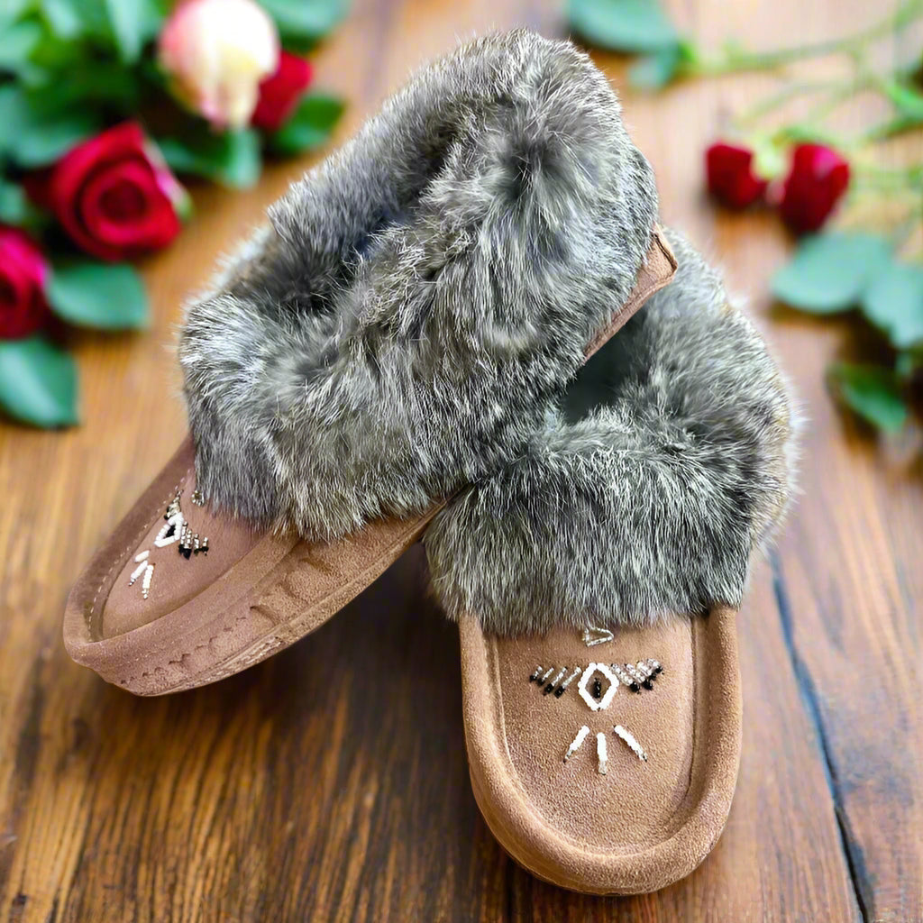 Ladies Moccasins Laurentian Chief Moccasins Cappuccino