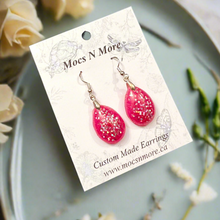 Load image into Gallery viewer, Mocs N More Earrings - Sparkling Fushia