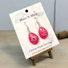 Load image into Gallery viewer, Mocs N More Earrings - Sparkling Fushia